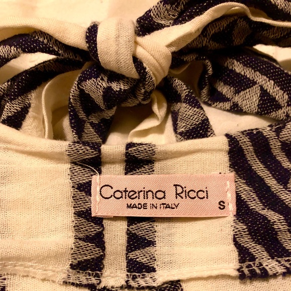 CATERINA RICCI Striped Midi Dress. - Picture 6 of 7